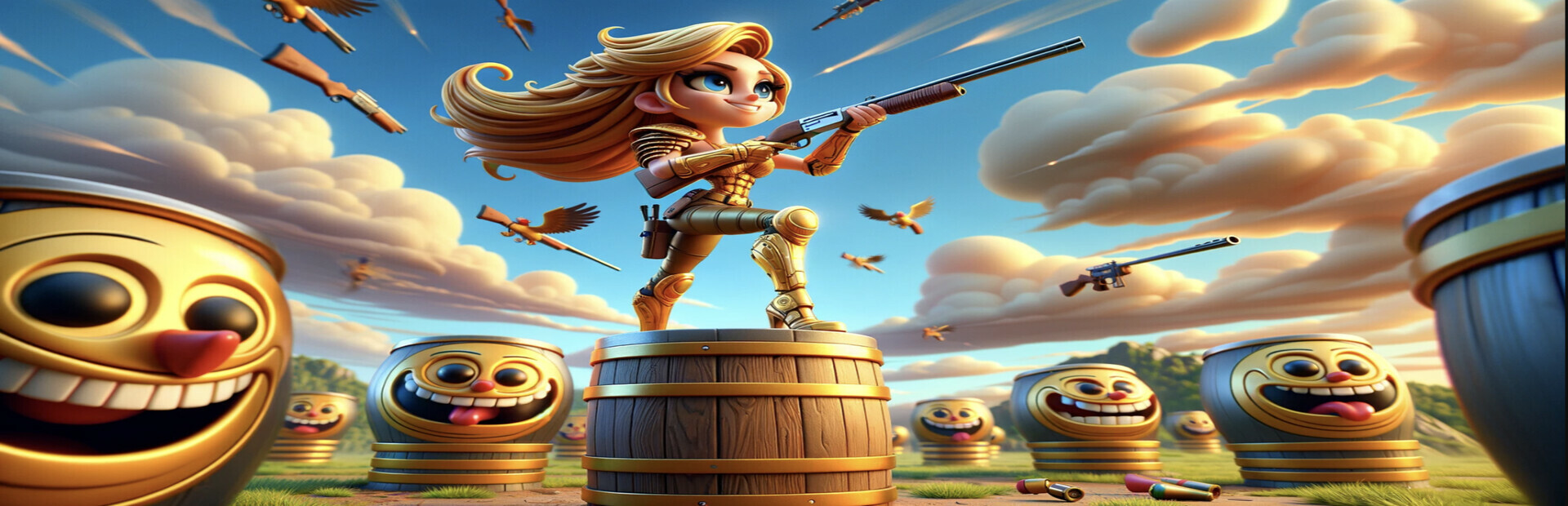Shoot The Barrel - BING BANG BOOM