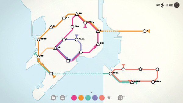 Mini Metro スクリーンショット