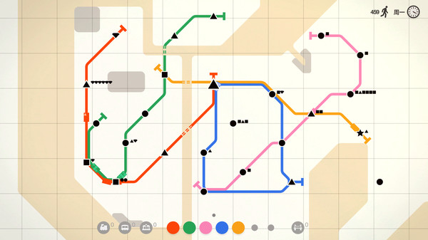 迷你地铁-游戏截图
