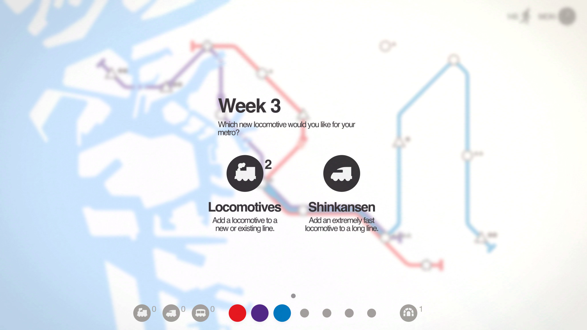 Mini Metro screenshot