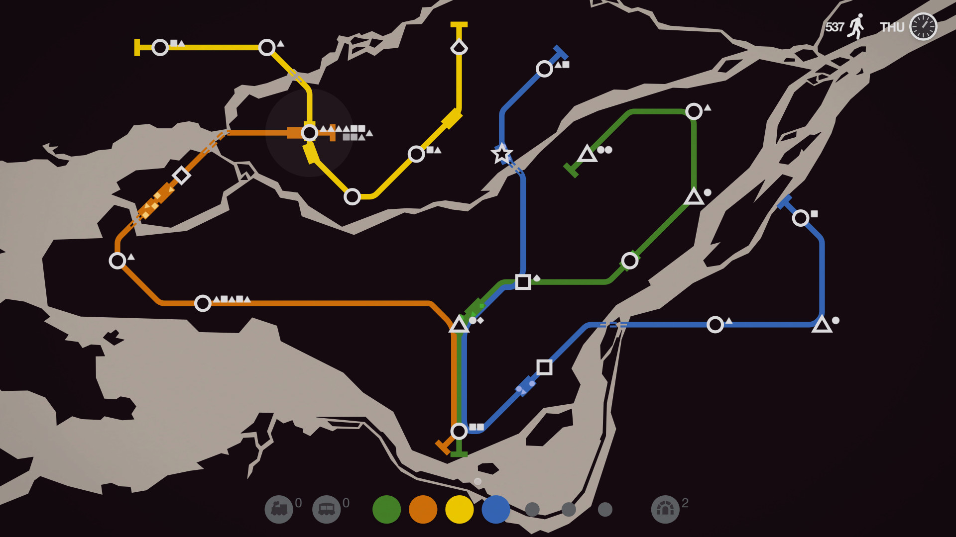 Mini Metro screenshot