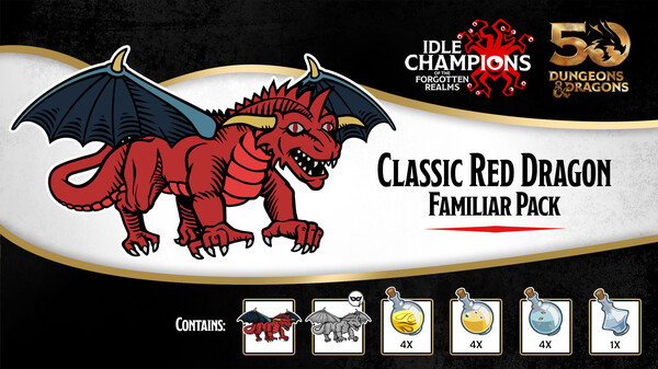 Idle Champions - Classic Red Dragon Familiar Pack