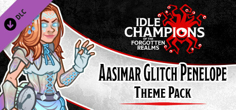 Idle Champions - Aasimar Glitch Penelope Theme Pack banner image