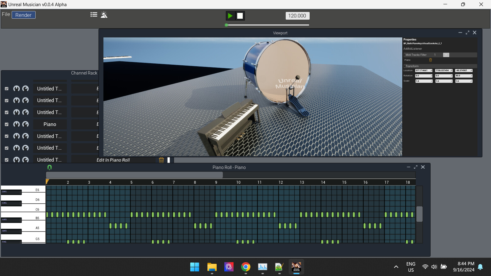 Unreal Musician screenshot 3