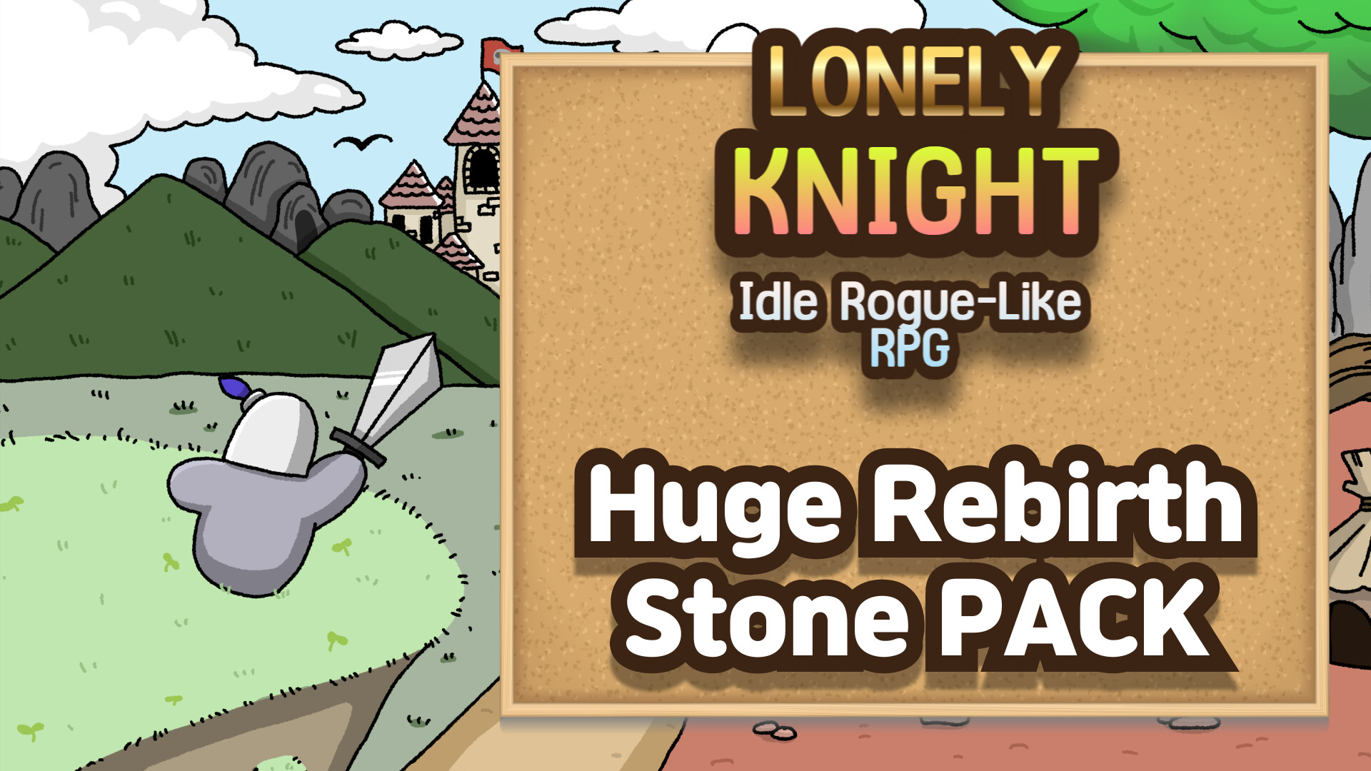 Lonely Knight - Huge Rebirth Stone Pack Featured Screenshot #1