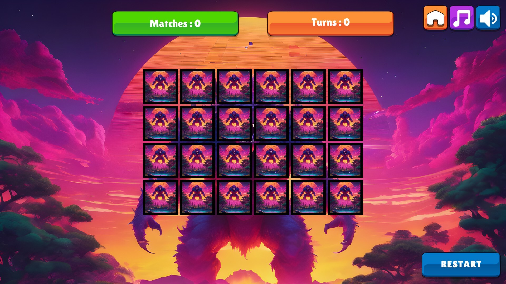 #3. OG Memory: Synthwave Monsters (Steam) 由: OG Games