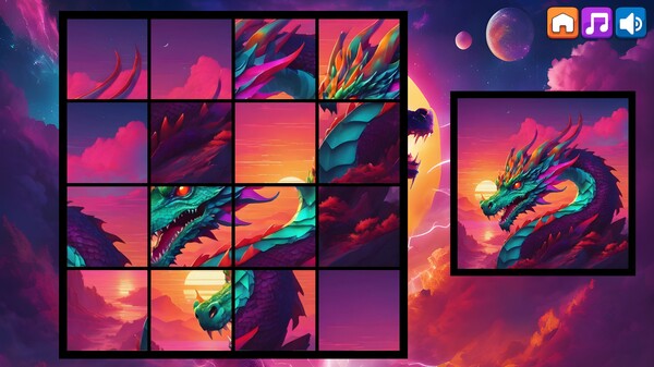 OG Puzzlers: Synthwave Dragons