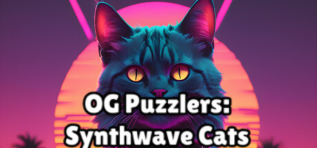 OG Puzzlers: Synthwave Cats banner image