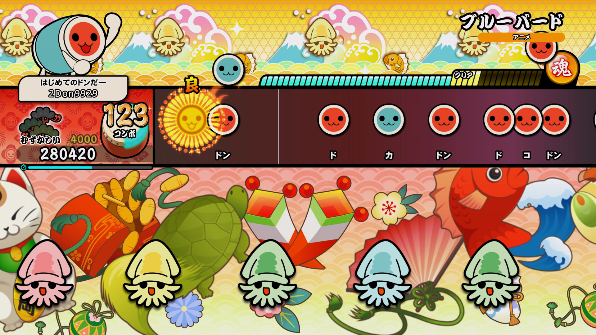 Taiko no Tatsujin: Rhythm Festival - Anime Pack Vol. 1のスクリーンショット 1
