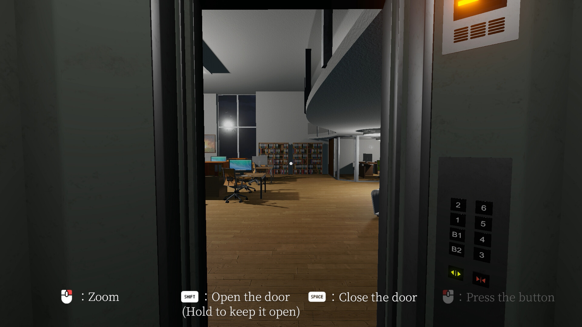 screenshot of 0th floor. - The cursed elevator to floor zero - 4