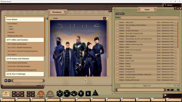 Fantasy Grounds - Dune - Adventures in the Imperium: Agents of Dune