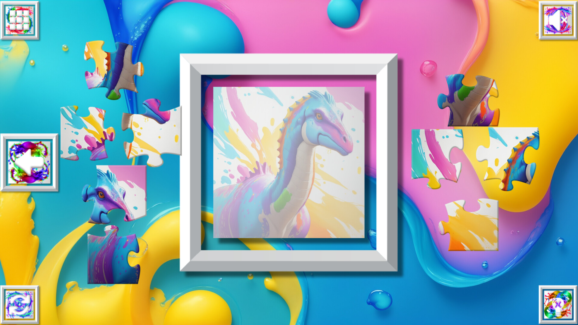 Color Splash: Dinosaurs screenshot 1