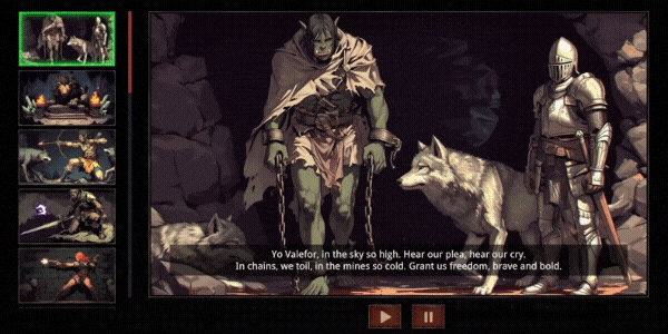 Animation de bande-son et lore