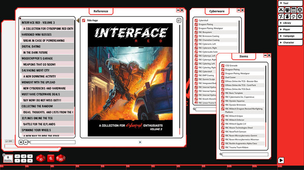 Fantasy Grounds - Cyberpunk RED - Interface RED Volume 3