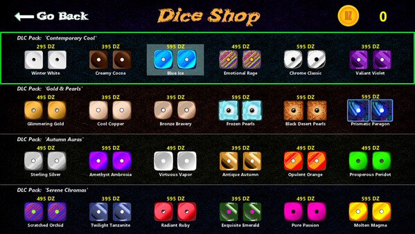 Dice-Zee! - Dice Pak: "Contemporary Cool" screenshot 1