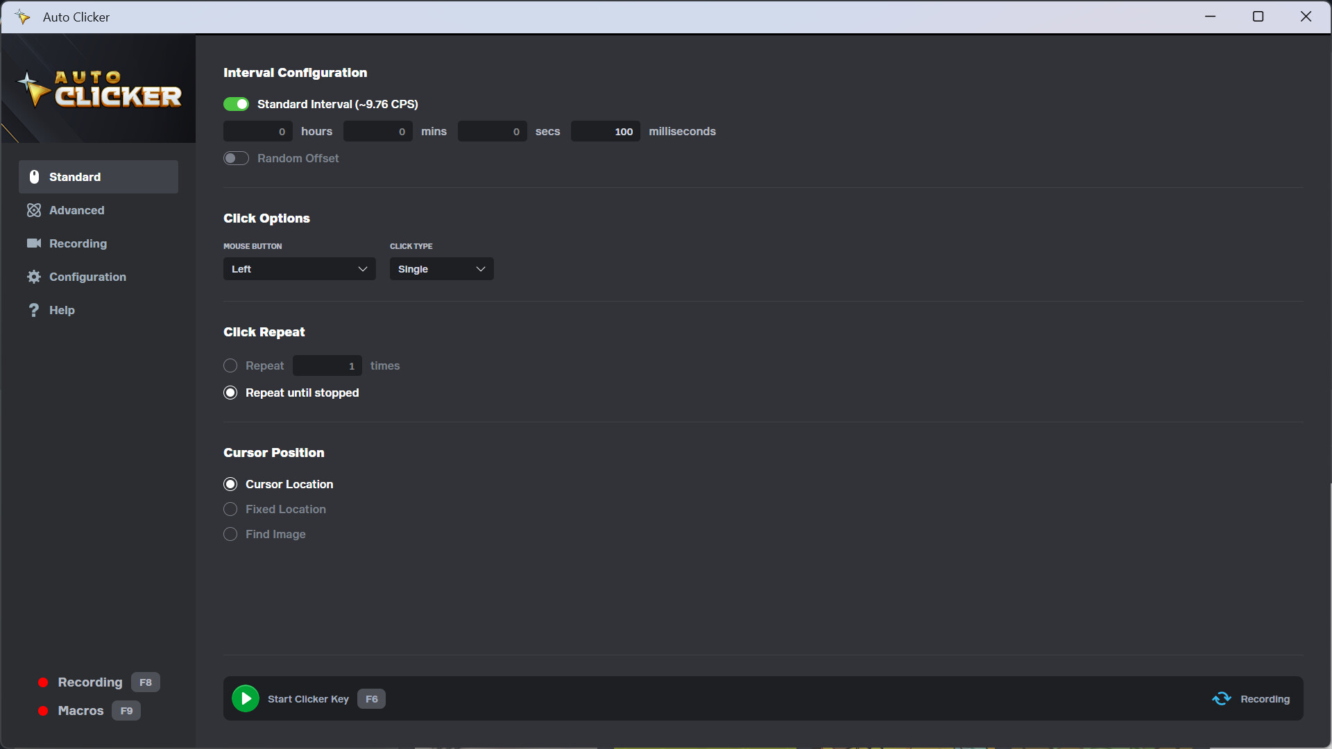 Auto Clicker screenshot 1