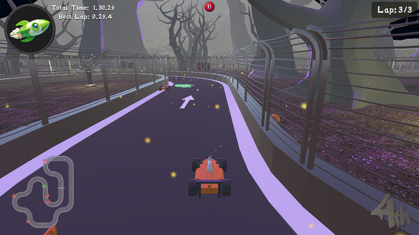 Screenshot z Booster Racers