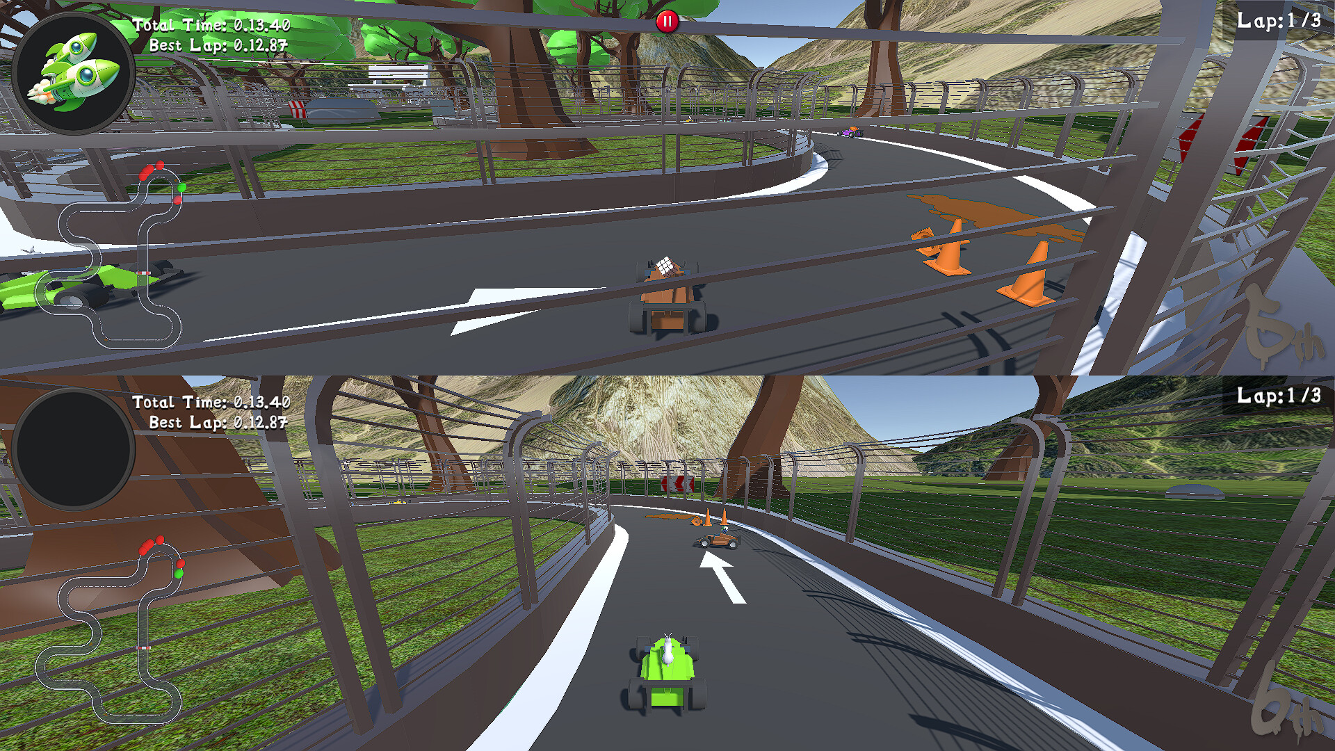 Booster Racersのスクリーンショット 1