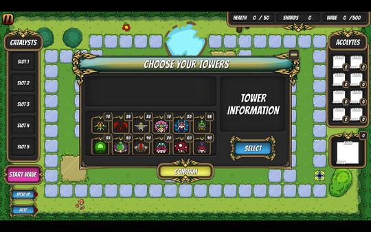 The Catalyst Acolyte Tower Defense screenshot 1