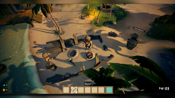 Screenshot of Uncursed gameplay showing in-action mechanics