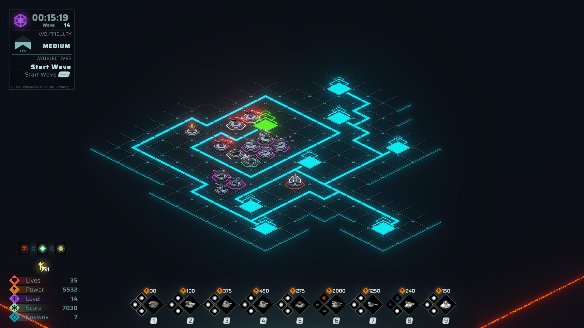 Neon Grid Defenders | Deku Deals