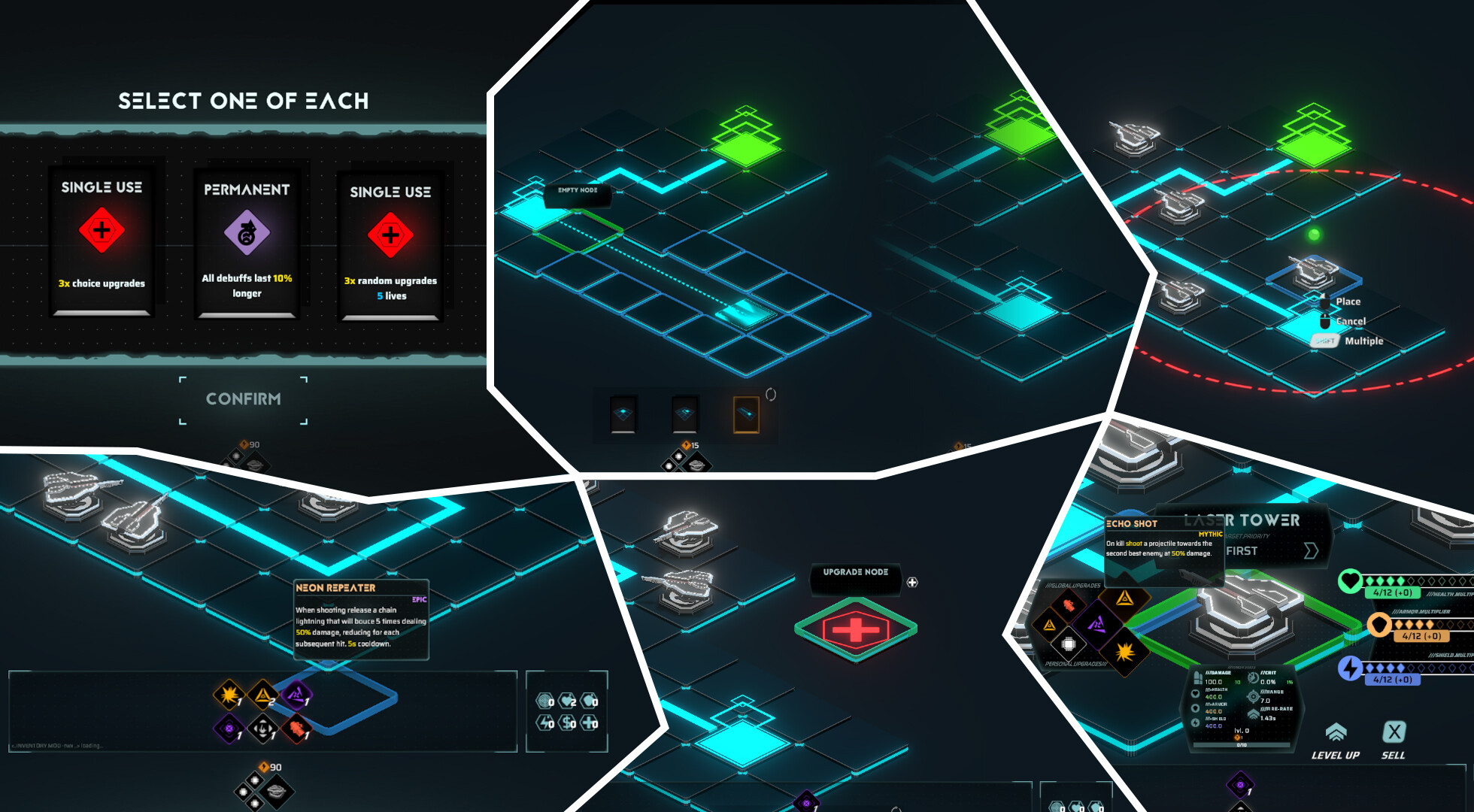 Neon Grid Defenders | Deku Deals