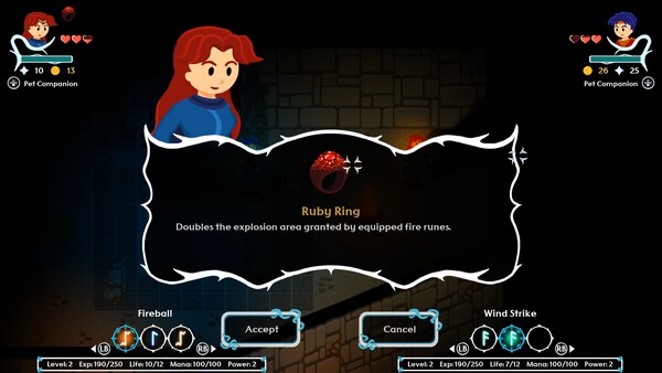 Screenshot z The Shadowed Rune