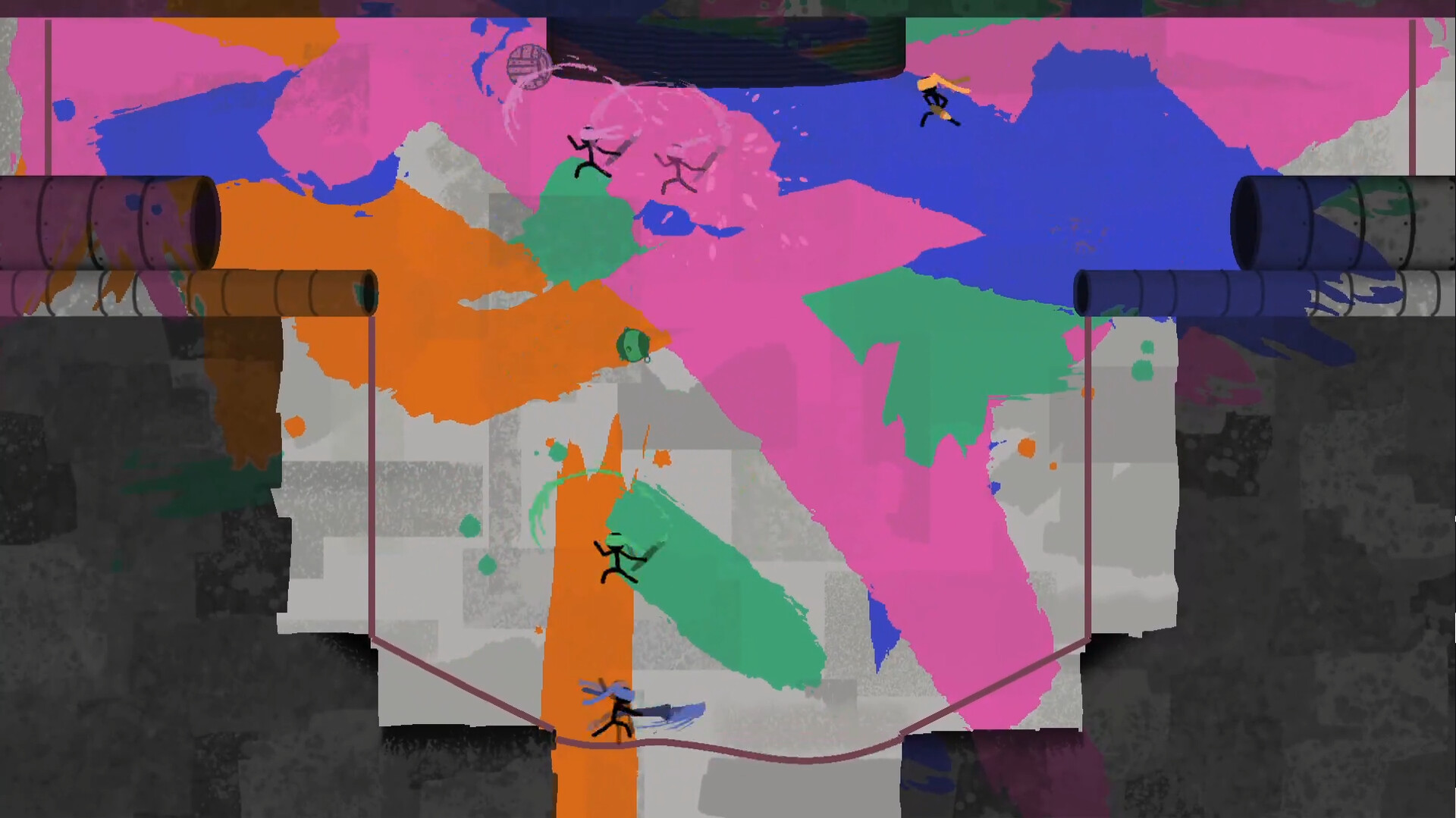 Ninjas on Trampolines screenshot 2