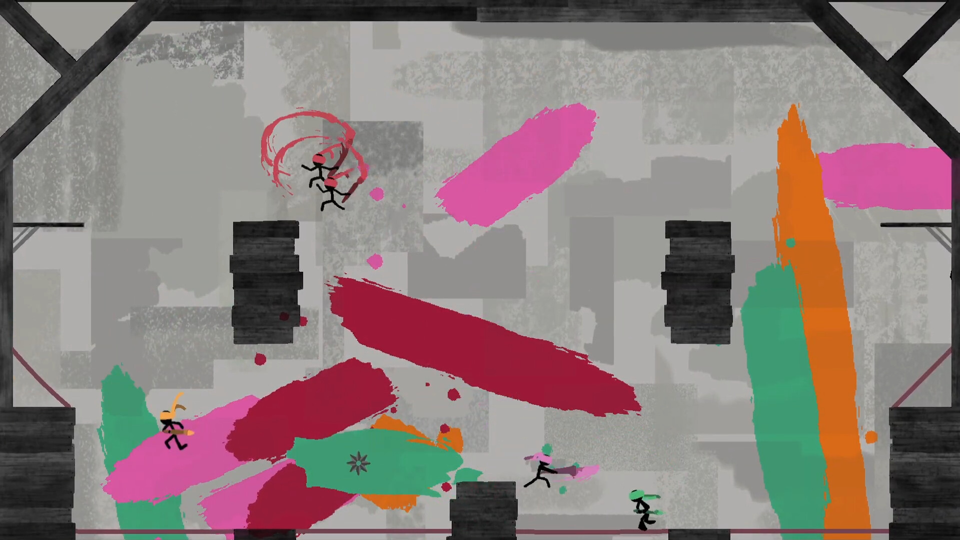 Ninjas on Trampolines screenshot #5