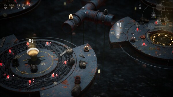 Screenshot of Circulation gameplay showing in-action mechanics