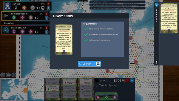 Screenshot of Empire Builder - Europe