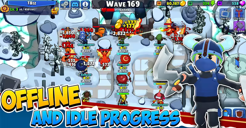 Idle Hero TD - Tower Defense image