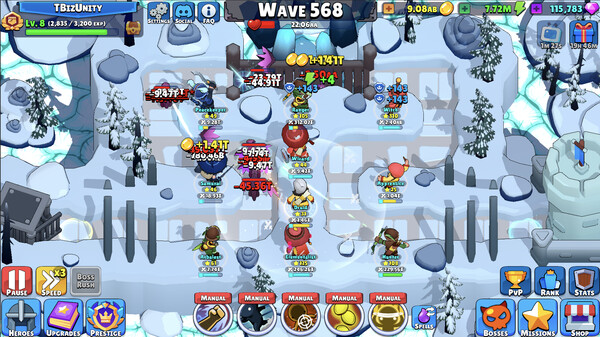 Idle Hero TD - Tower Defense RPG