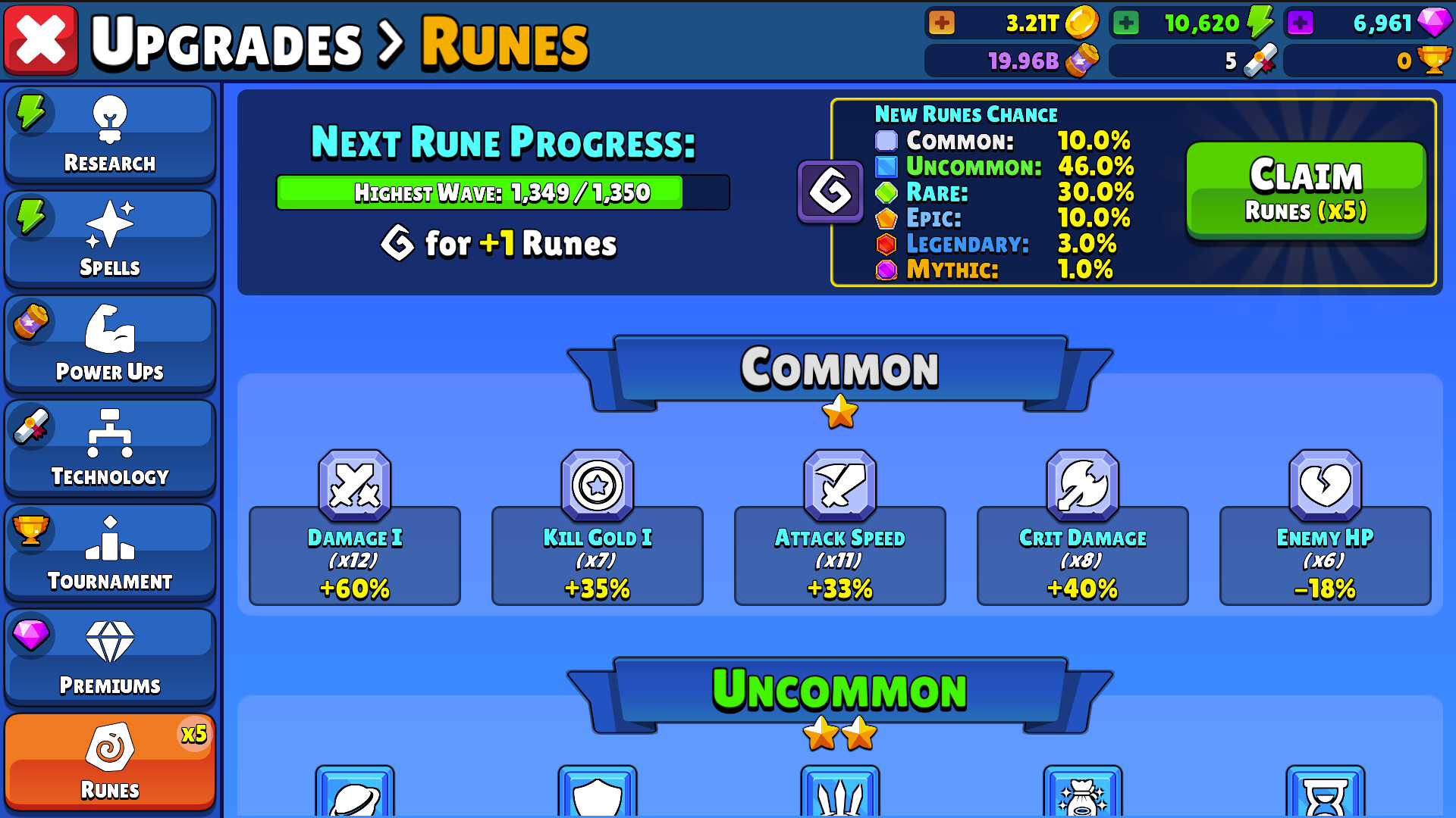 Idle Hero TD - Tower Defense RPG screenshot 9