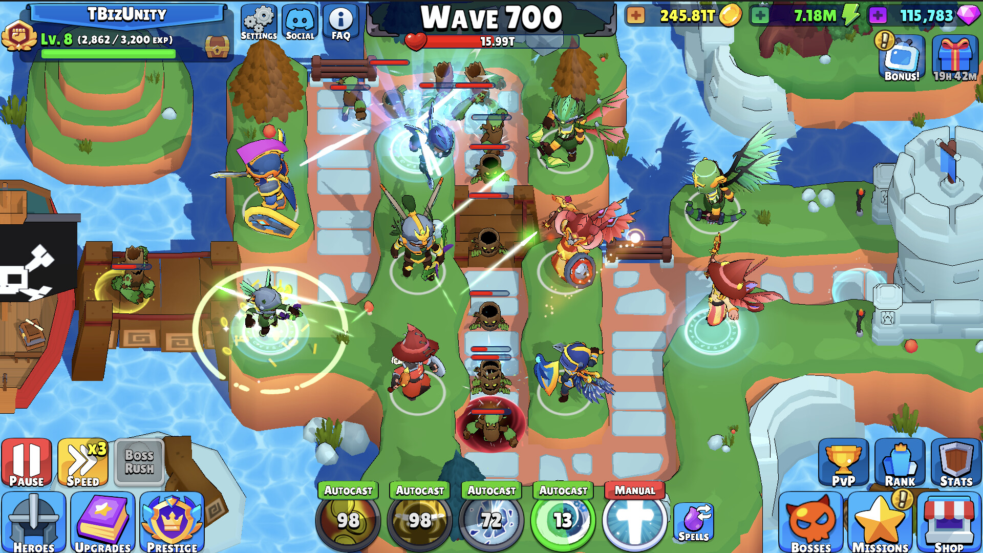Screenshot of Idle Hero TD - Tower Defense