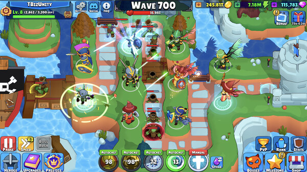 Idle Hero TD - Tower Defense screenshot 1