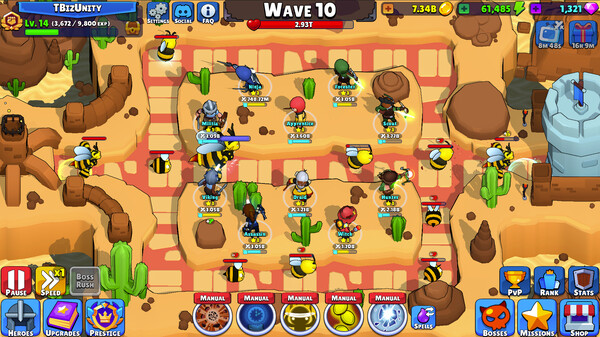 Idle Hero TD - Tower Defense RPG