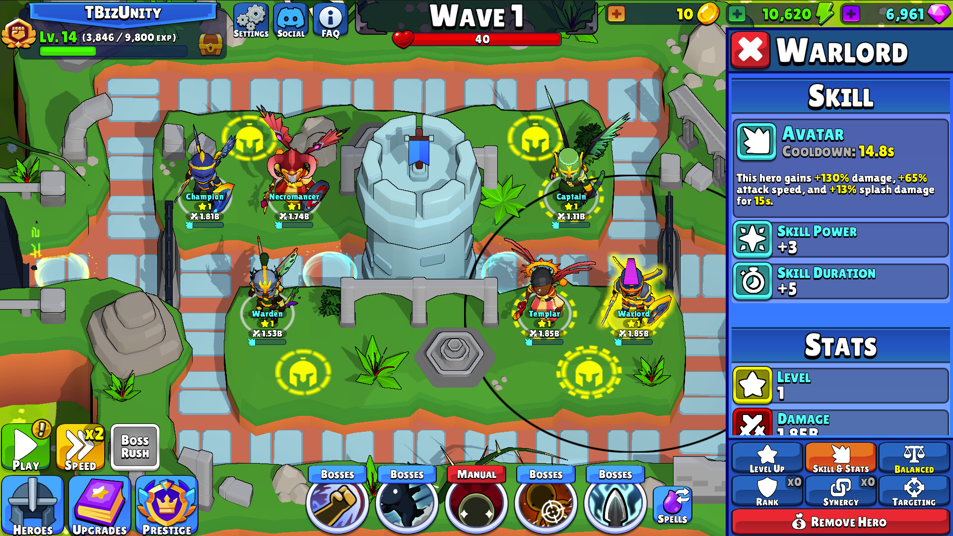 Idle Hero TD - Tower Defense screenshot #6