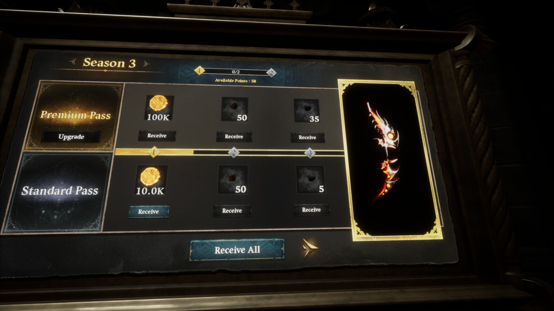 Darksword: Premium Battle Pass Season 3 Featured Screenshot #1