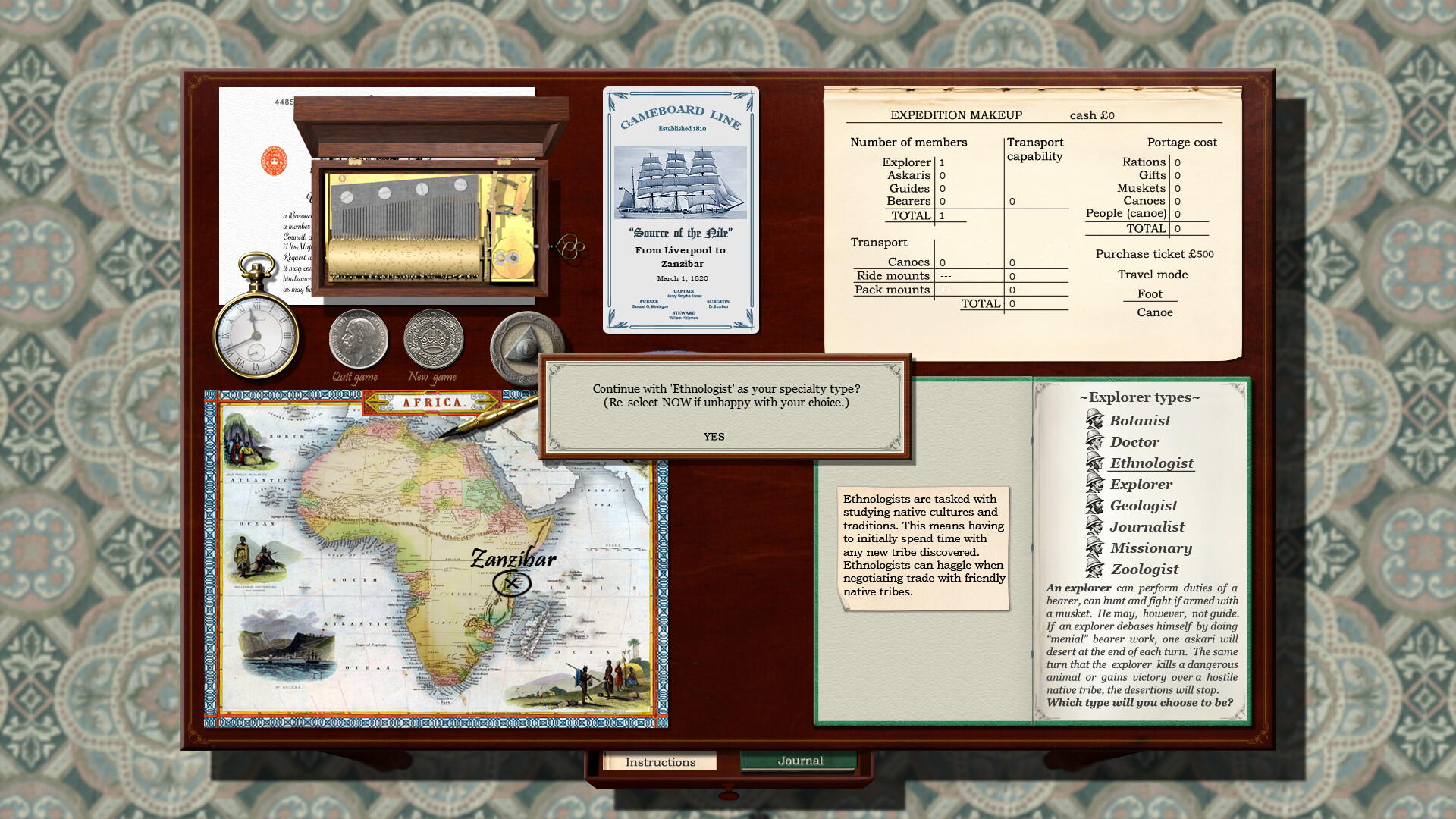 Source of the Nile Digital Edition screenshot 2