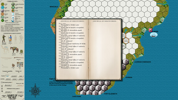 Screenshot z Source of the Nile Digital Edition