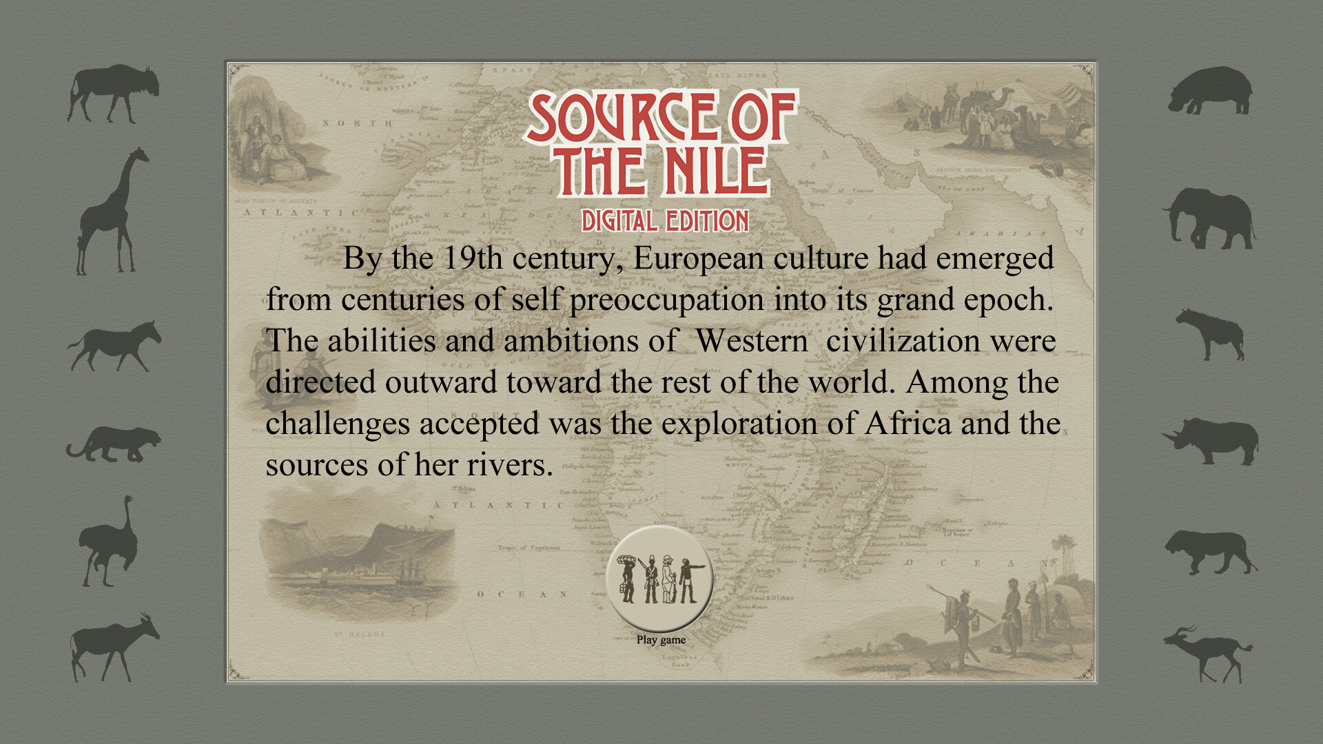 Source of the Nile Digital Edition screenshot 1