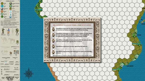 Screenshot z Source of the Nile Digital Edition