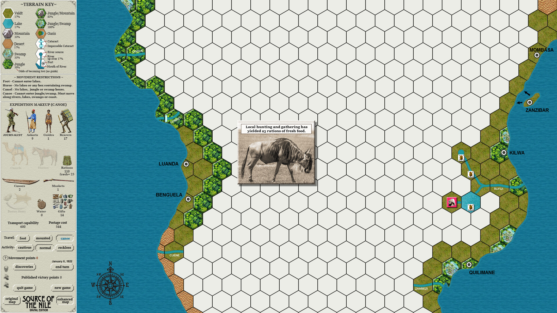 Source of the Nile Digital Edition screenshot 6