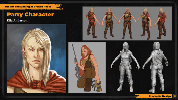 Broken Roads Artbook