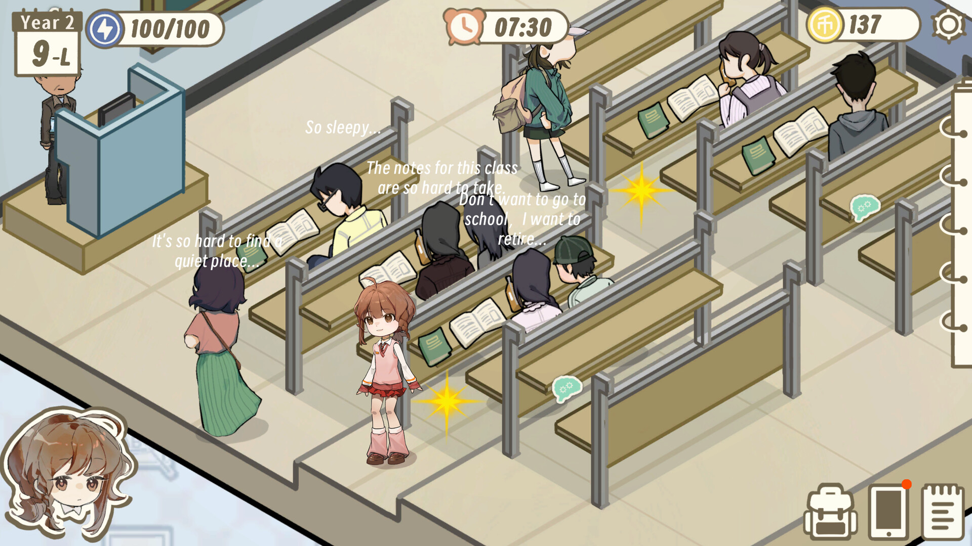 Wanna Sleep All Day,But screenshot #2