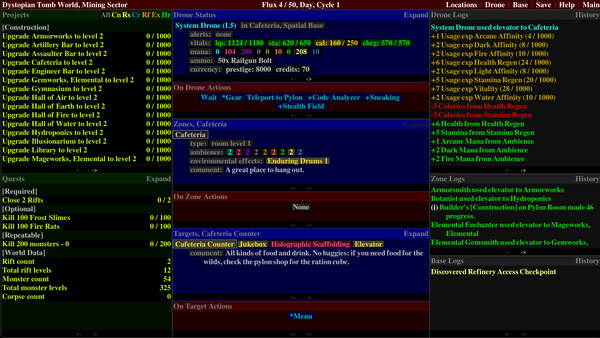 Screenshot z Distant Flux: System Initializing