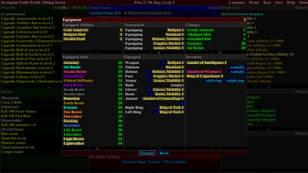 Screenshot z Distant Flux: System Initializing