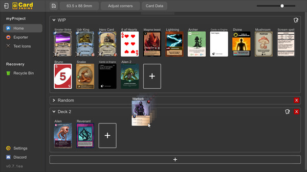 Card Engine Screenshot