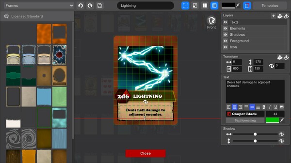 Card Engine Screenshot